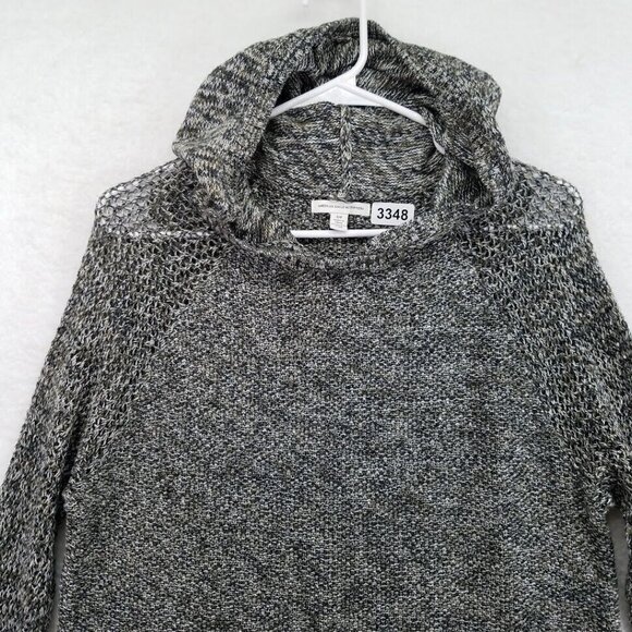 American Eagle Outfitters Sweaters - American Eagle Womens Hooded Sweater Size Small Green White Black Blend
